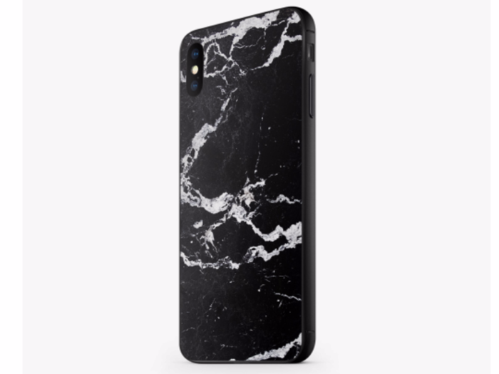 For the tastemakers: Roxxlyn Nero Marquina marble iPhone X case