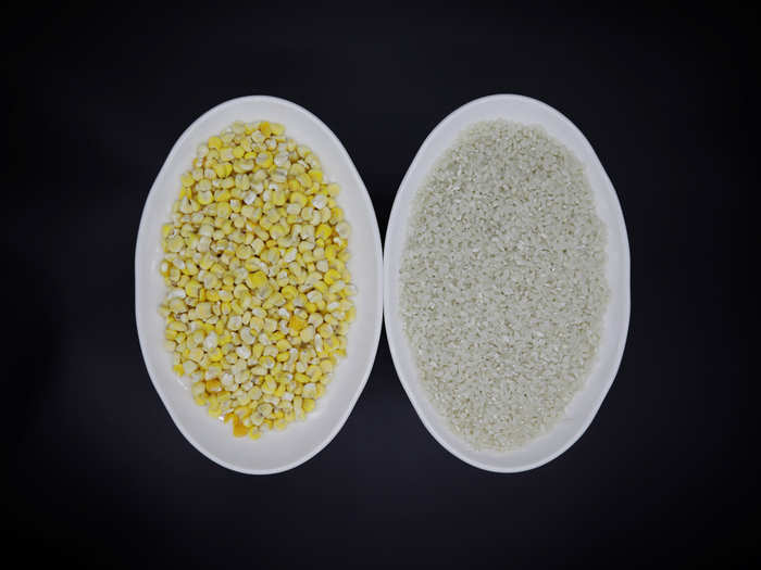 For those who cannot afford rice, corn is often used as a substitute.