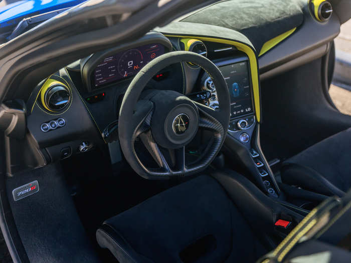 This is also why the driver-focused interior looks pretty spartan.