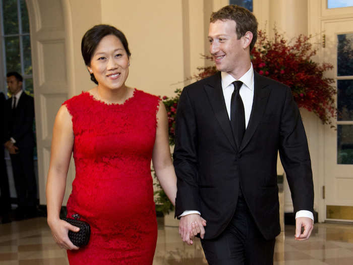 Mark Zuckerberg and Priscilla Chan