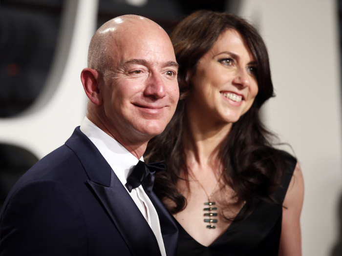 Jeff and MacKenzie Bezos