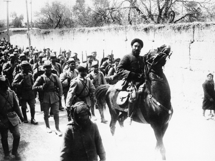 World War I also had far-reaching consequences outside of Europe, especially in the Middle East. This undated photo shows an officer of the Ottoman Empire, which entered the war on Germany and Austro-Hungary