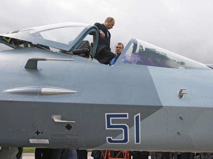 Russian President Vladimir Putin himself even checked out the Su-57 after it first flew.