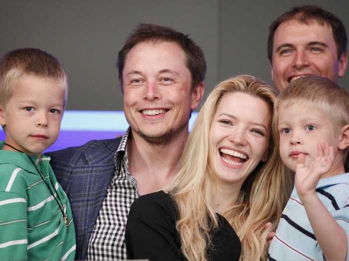 And in 2013, Musk said he strives to spend time with his sons. In 2010, he called his children "the love of my life."