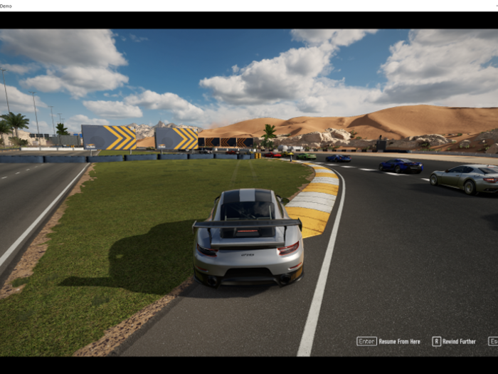 And it even did a decent job of running the visually-stunning "Forza Motorsport 7."