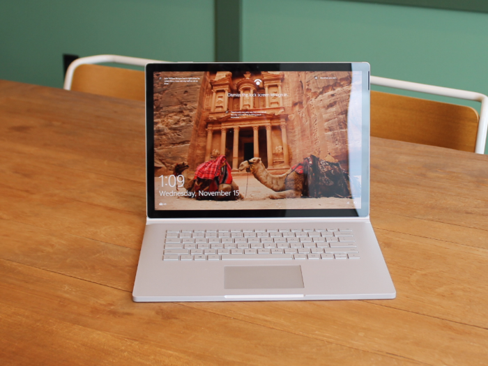 That gives you three main ways to use the Surface Book 2. Like a regular laptop ...