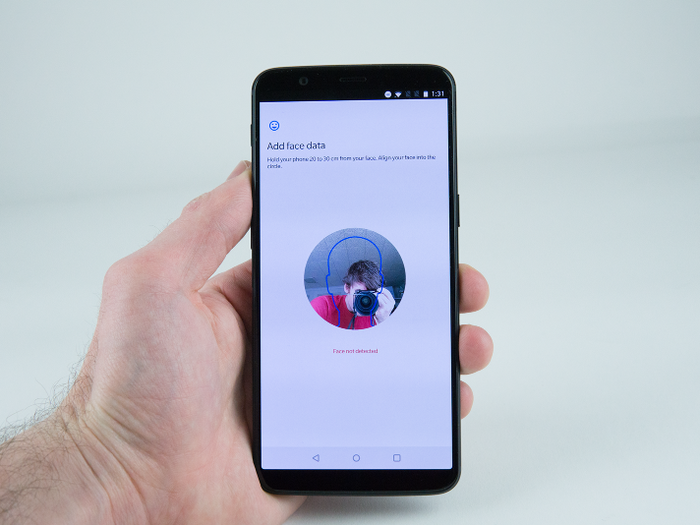 OnePlus also introduced facial recognition to unlock the phone, and it works incredibly well.