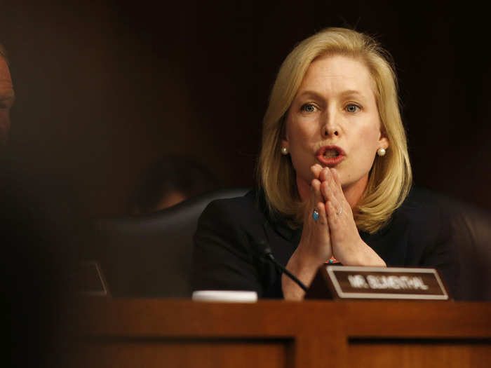 Democratic Sen. Kirsten Gillibrand of New York