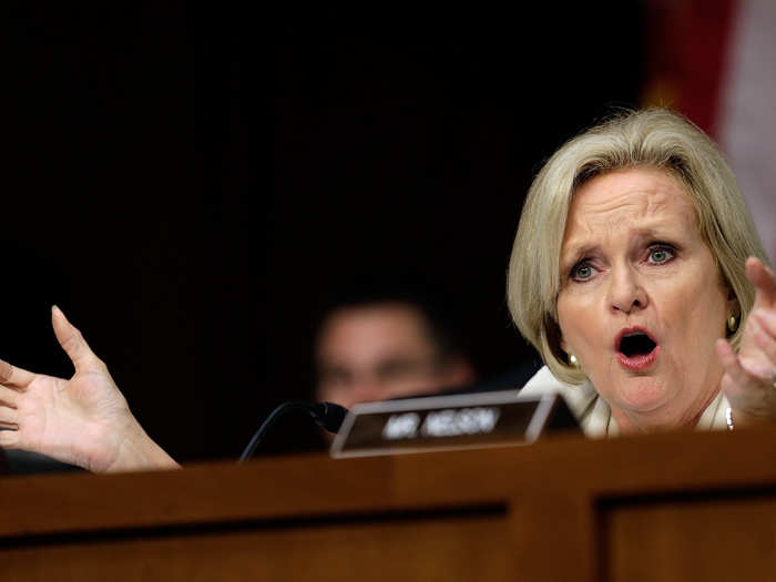 Democratic Sen. Claire McCaskill of Missouri