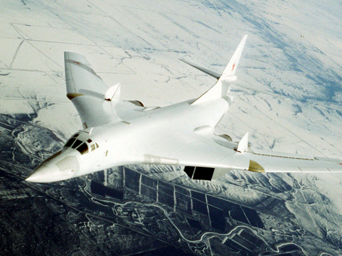 The original Tu-160 first entered Soviet service in 1987.