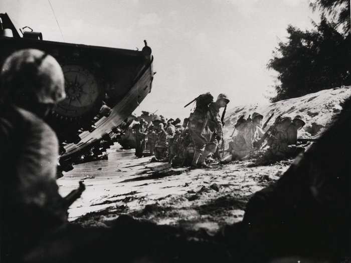 Here, Marines land on the Japanese-held island of Saipan in 1944. Amphibious warfare has been a mainstay of the Corps