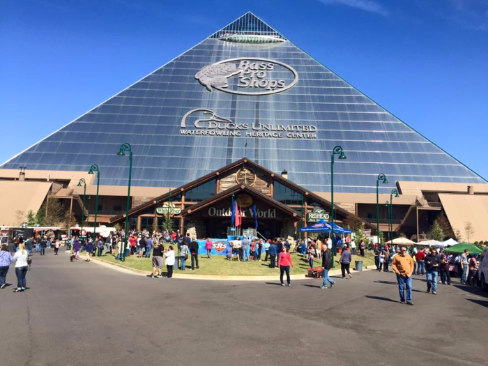 After years of rumors and delays, Bass Pro Shops opened its megastore in the pyramid in 2015.