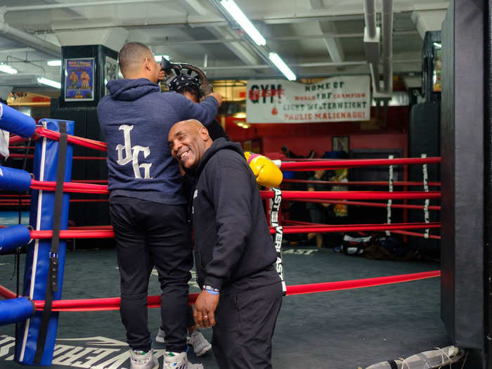 Despite the constant fighting in the ring, Silverglade says the atmosphere at the gym is "relaxed." Because the $99 membership fee is month-to-month with no contract, everyone at the gym "really wants to be there," he said.
