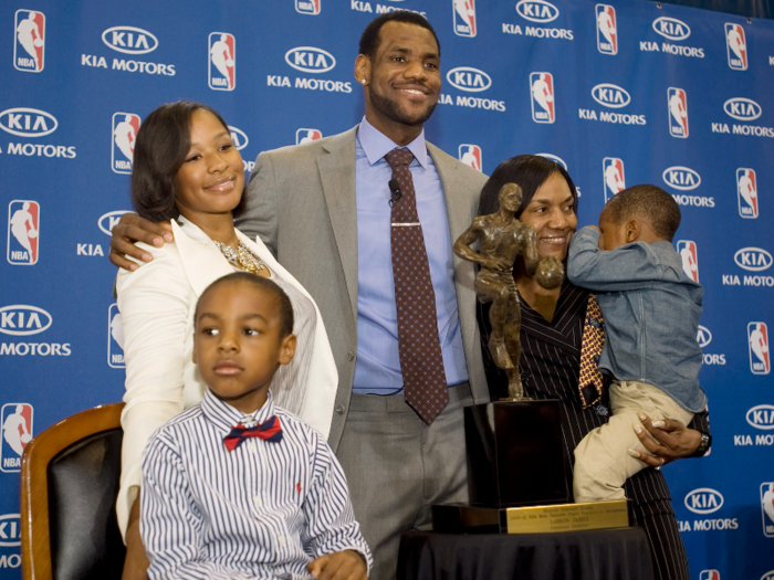 The pair now have three children: LeBron Jr., Bryce Maximus, and Zhuri.