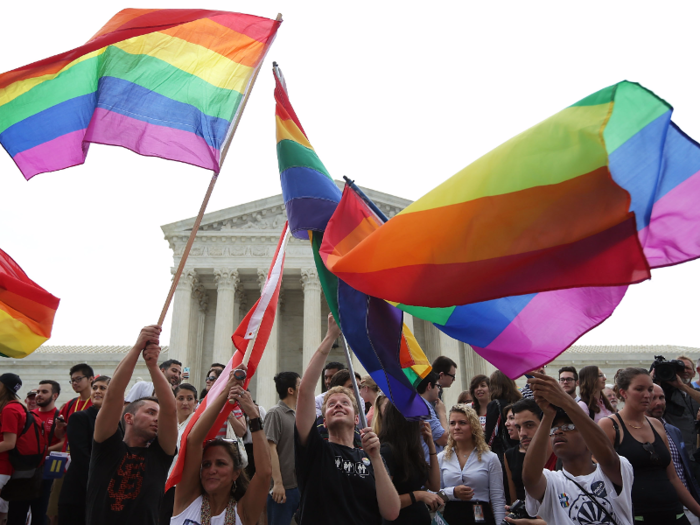 22. The United States Supreme Court made marriage equality federal law in 2015.