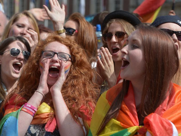 20. Ireland became the first country to legalize same-sex marriage through a popular vote in 2015.