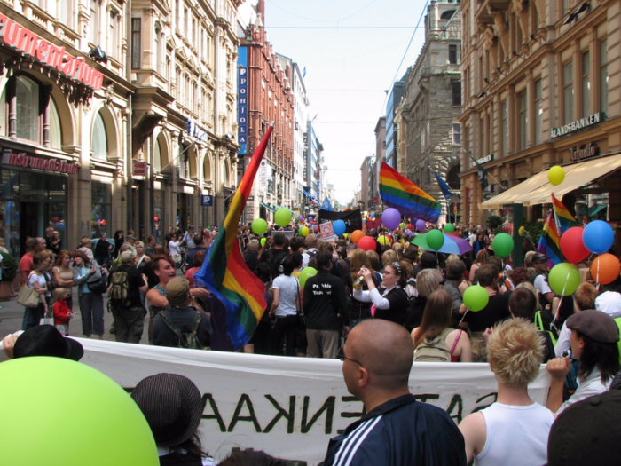 19. Finland approved a marriage equality bill in 2014, but it only went into effect this year.