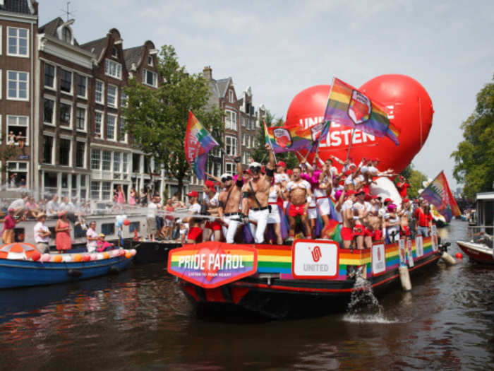 1. In 2001, the Netherlands became the first country to legalize same-sex marriages.