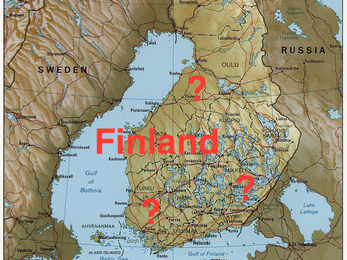 3. Finland doesn