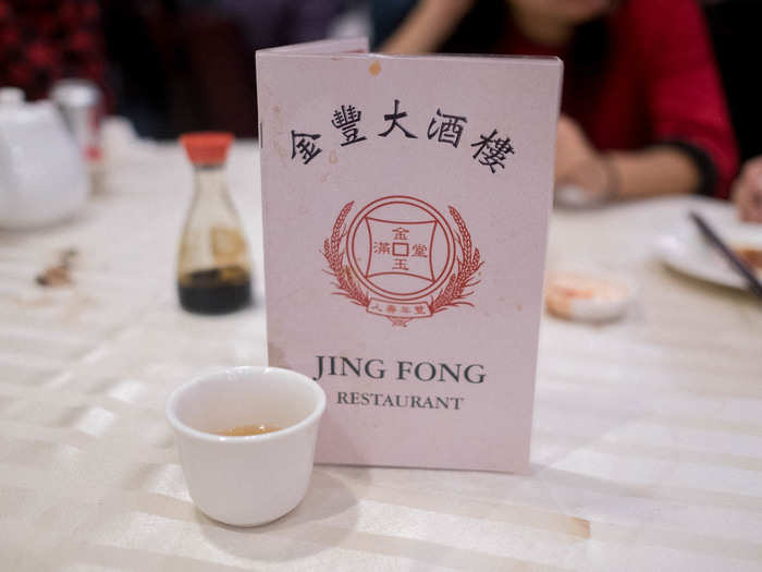 Jing Fong is a mix of Chinese, locals, and tourists. It does tweak some aspects to to be more approachable, like offering a menu, serving beer and mimosas, and occasionally having a waiter or waitress who speaks fluent English. Avoid the menu if you