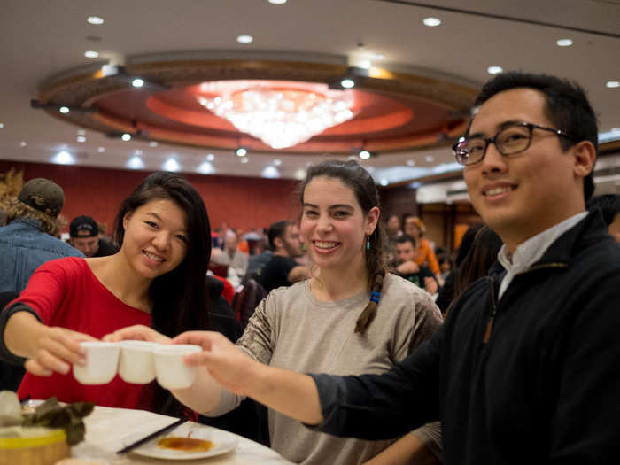 I brought along the three Chinese food experts in my life: Annie Zheng and David Chen, both first generation Chinese-Americans, and Rebecca Slotkin, who studied and worked in Beijing and Kunming for several years.