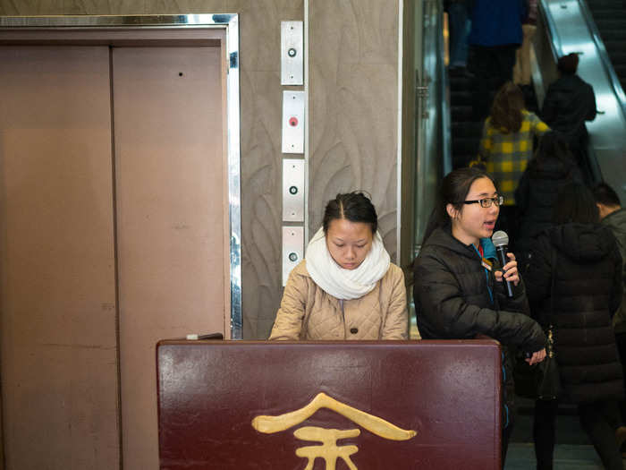 Pay attention and stay inside the waiting area. The hostess will call your number, probably a lot faster than you expect. Chinese restaurants are always turning over tables.