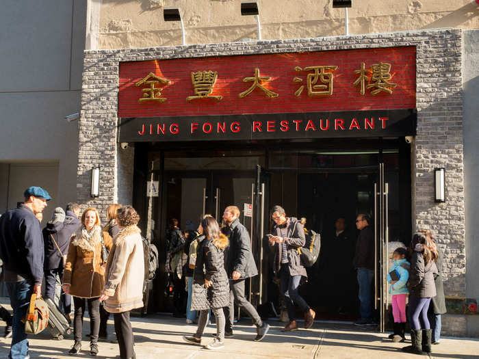 Jing Fong Restaurant is one of the most popular dim sum spots in the city. On the weekends, it