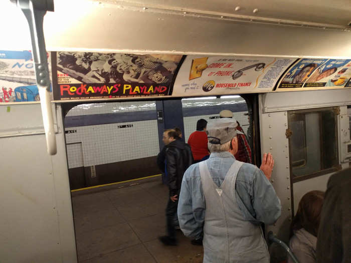 This MTA worker even dressed the part: