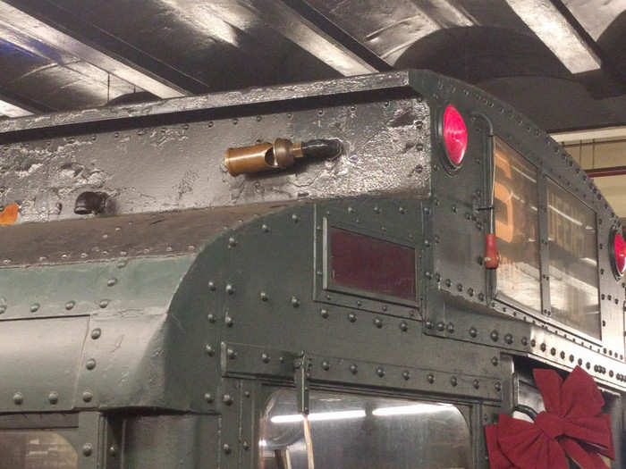 There are some amazing details on these old train cars: