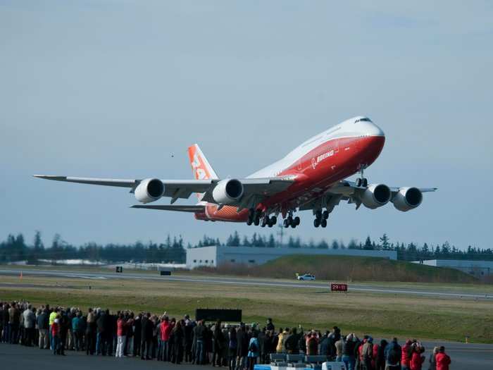 The Boeing 747 is also struggling to survive with sales of its passenger version all but dried up. In fact, only the freighter version remains in production at a rate of just one plane every two months.