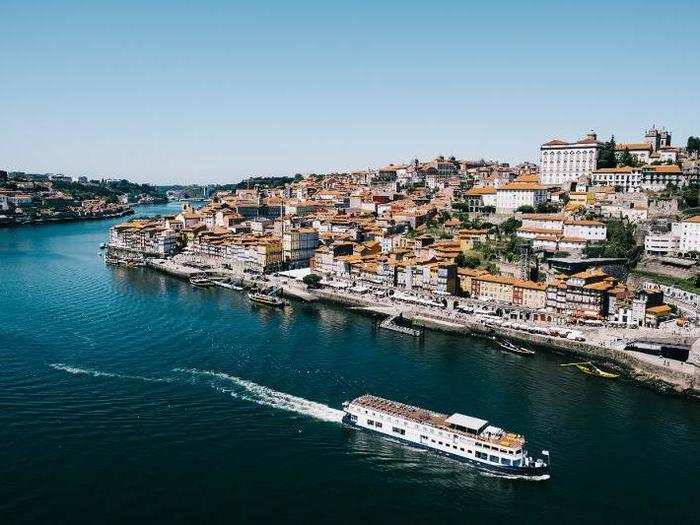 Porto, Portugal, which is north of Lisbon, is comprised of 18th- and 19th-century buildings as well as newer trendy shops and restaurants.