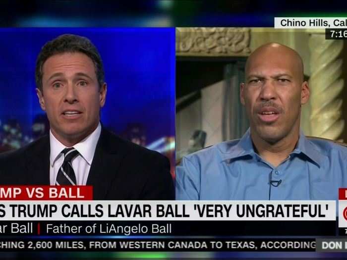 Trump took to Twitter to wonder if the players would thank him, and while LiAngelo did just that, LaVar dismissed the president