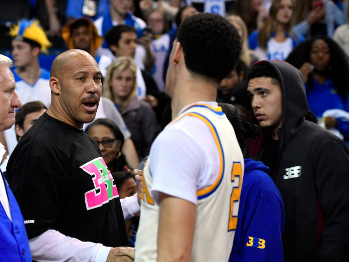 "I started introducing my boys [to working out] when they were 4 or 5 years old, doing pull-ups and dips and hanging on the bars for fun," LaVar said. "They was into it because they would see who could do one, and then the other one would try and do two, and as they got older, they