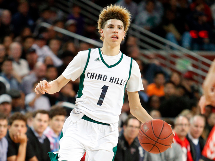 ...and LaMelo Ball, who was recently pulled out of Chino Hills High School in California in favor of an intense training and homeschooling regimen.