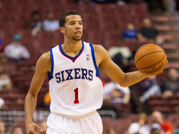 The Philadelphia 76ers took Michael Carter-Williams with the 11th pick.