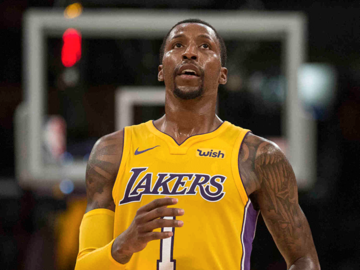 Caldwell-Pope joined the Lakers this summer and has averaged 11 points and three rebounds per game over his career.