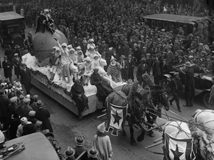 The performers marched 6 miles, starting from the intersection of 145th Street and Convent Avenue in Upper Manhattan.