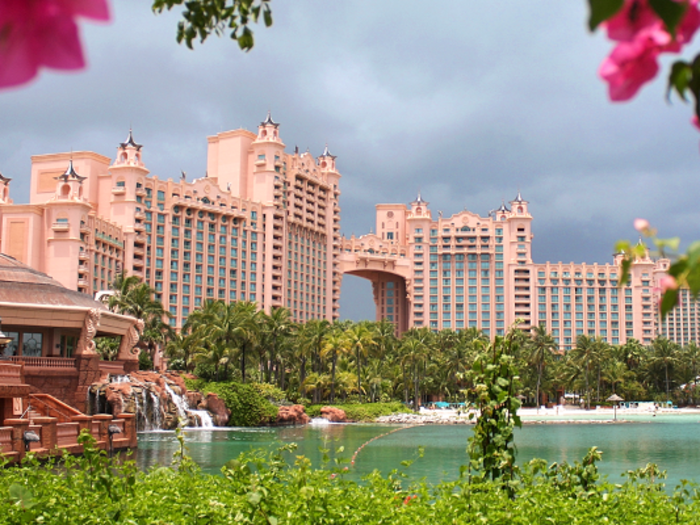 Guests can stay in the bridge of the Atlantis Paradise Island Resort in the Bahamas.