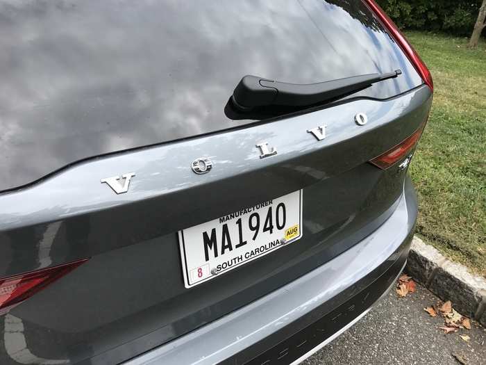 Unlike SUVs, a wagon rear end can be a fairly low key. The lift-gate hatch on the V90 is in proportion to the rest of the car, lending an excellent overall sense of balance to the car.