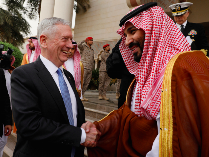 As defense minister, Crown Prince Mohammed has also met several times with Defense Secretary Jim Mattis.