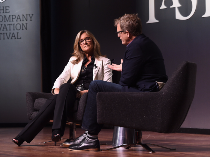5. Angela Ahrendts, senior vice president of retail at Apple
