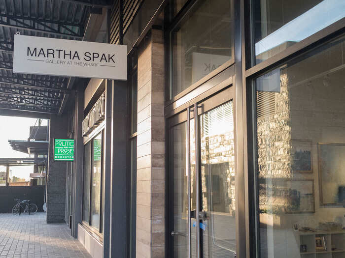 There is a focus on locally-owned businesses. Martha Spak Gallery is run by Spak, a DC-based artist. The gallery features fine-art and photography from local artists.