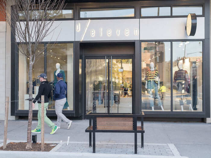 There are more than 20 shops open, with more set to open over the next several months. They range from clothing stores like D/Eleven to shops offering hardware, interior design, and cosmetics.