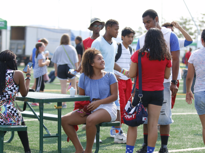 Camp residents, meanwhile, get to experience the holidays even though they are far away from home in the US. Independence Day celebrations are held every July 4.