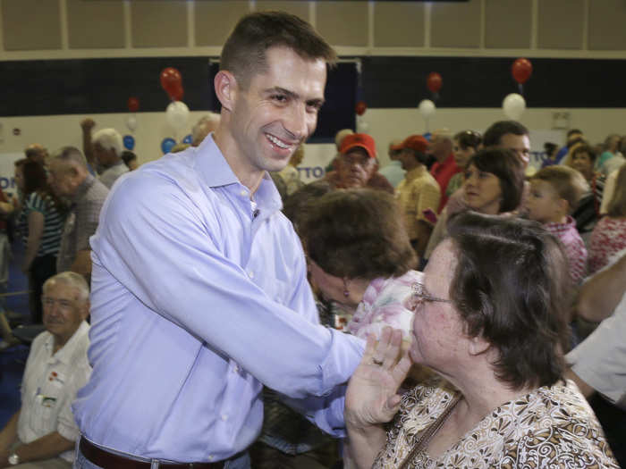 Tom Cotton was born in Dardanelle, Arkansas in 1977. He graduated from Harvard University in only three short years, where he wrote a 92-page thesis on the Federalist papers, and worked at the prestigious Harvard Crimson.