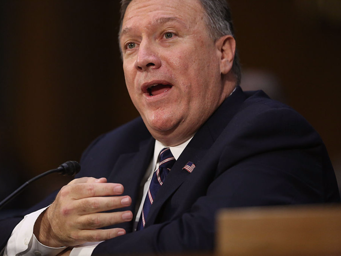 Pompeo had an estimated net worth of $266,510 in 2016, according to the Center for Responsive Politics. McClatchy reported he earns a $185,100 annual salary as CIA director.
