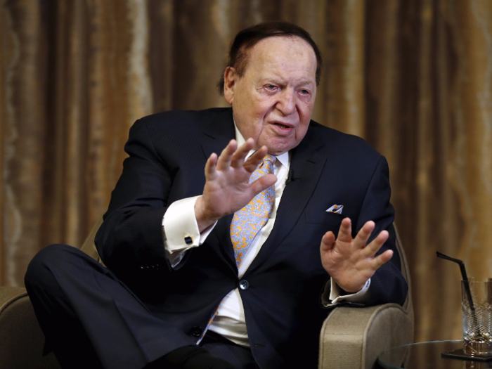 23. Sheldon Adelson