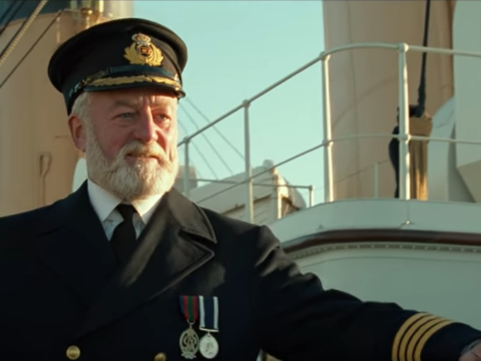 Bernard Hill plays Captain Edward John Smith of the doomed ocean liner, Titanic.