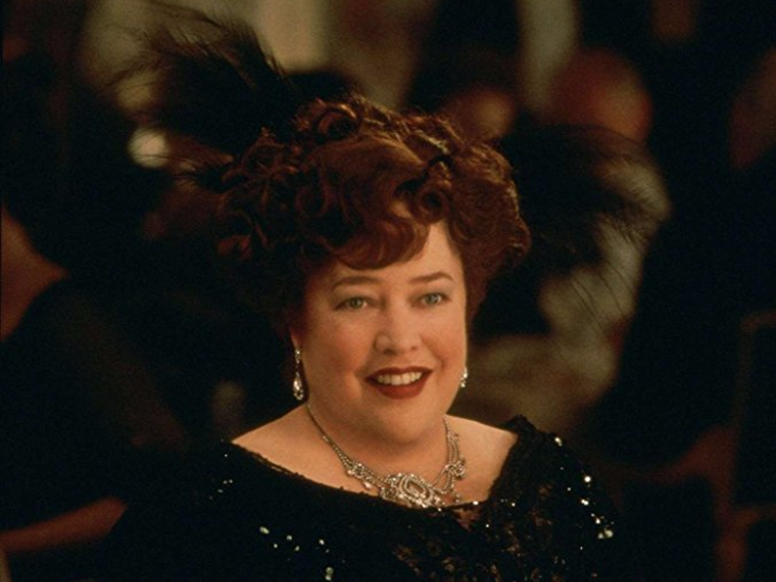 Kathy Bates played the Unsinkable Molly Brown. Molly Brown was a philanthropist, socialite, and actual survivor of the sinking of the Titanic.