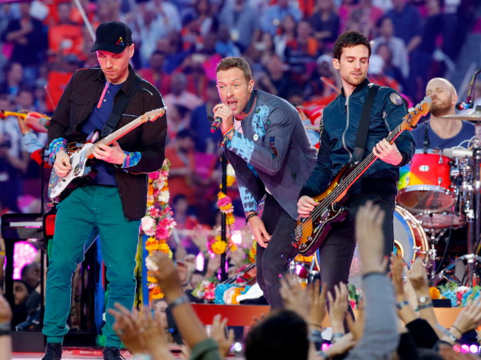 8. Coldplay